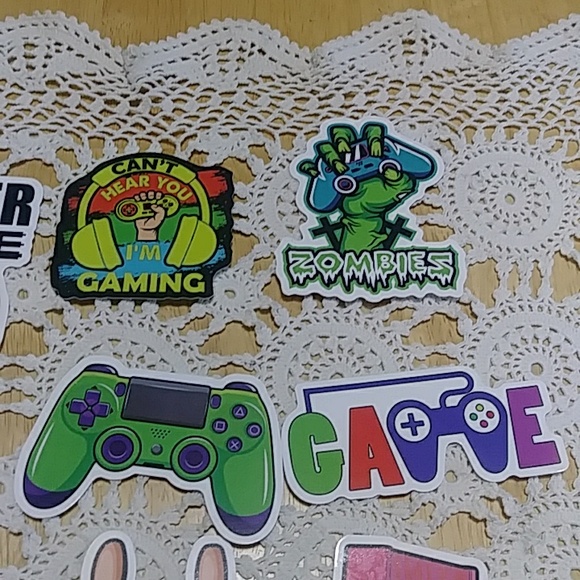 Video Gamer stickers for tablets, laptop, lockers, crafts, scrapbookng - Picture 4 of 5